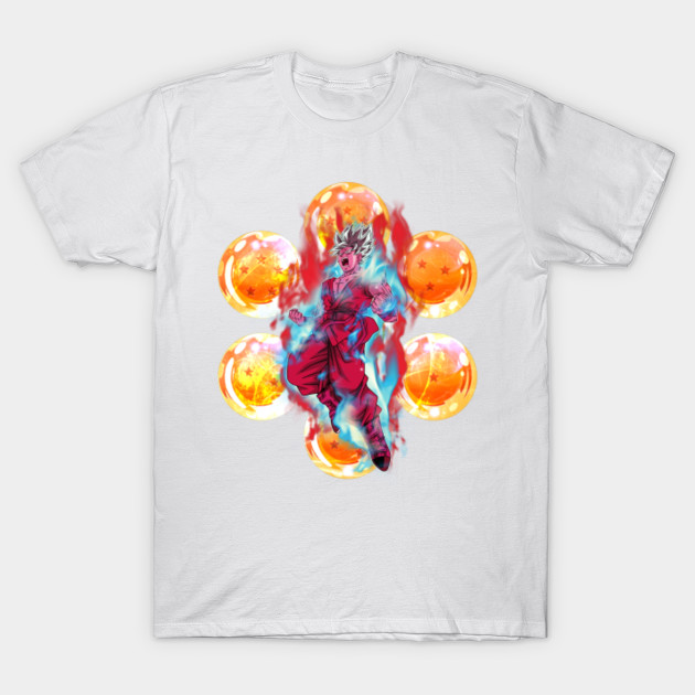 Goku Super Saiyan Blue Kaioken 10x T-Shirt-TOZ